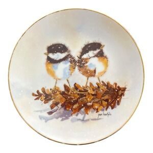 Vtg 80s Jean Haefele Double Dip Whimsical Wildlife Vignettes Country Decor